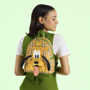 Pluto 95th Anniversary Plaid Mini Backpack, Image 2